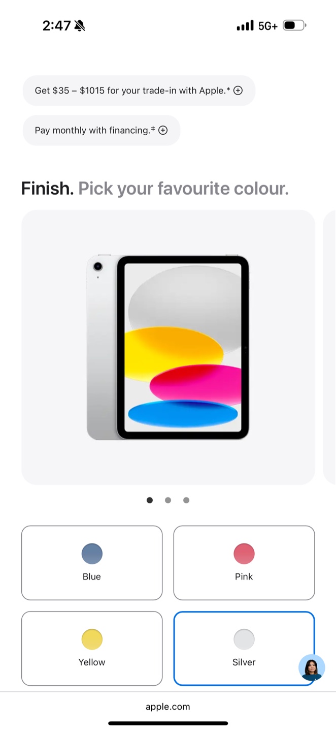 Apple iPad 10th gen - Silver