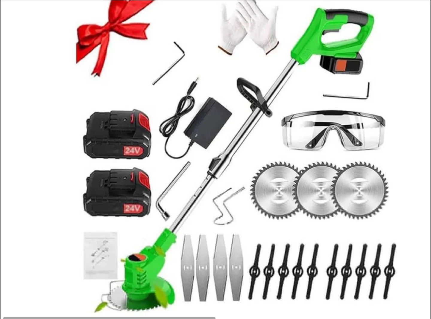 BEST Lithium Electric Lawn Mower Weed Wacker thumbnail