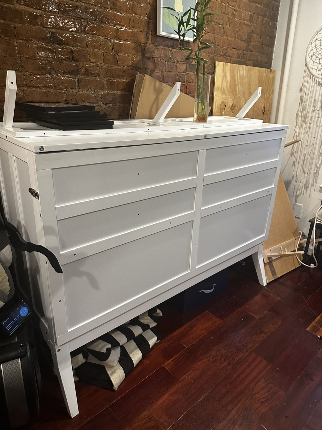 Queen Size Murphy Bed with Mattress - photo 2