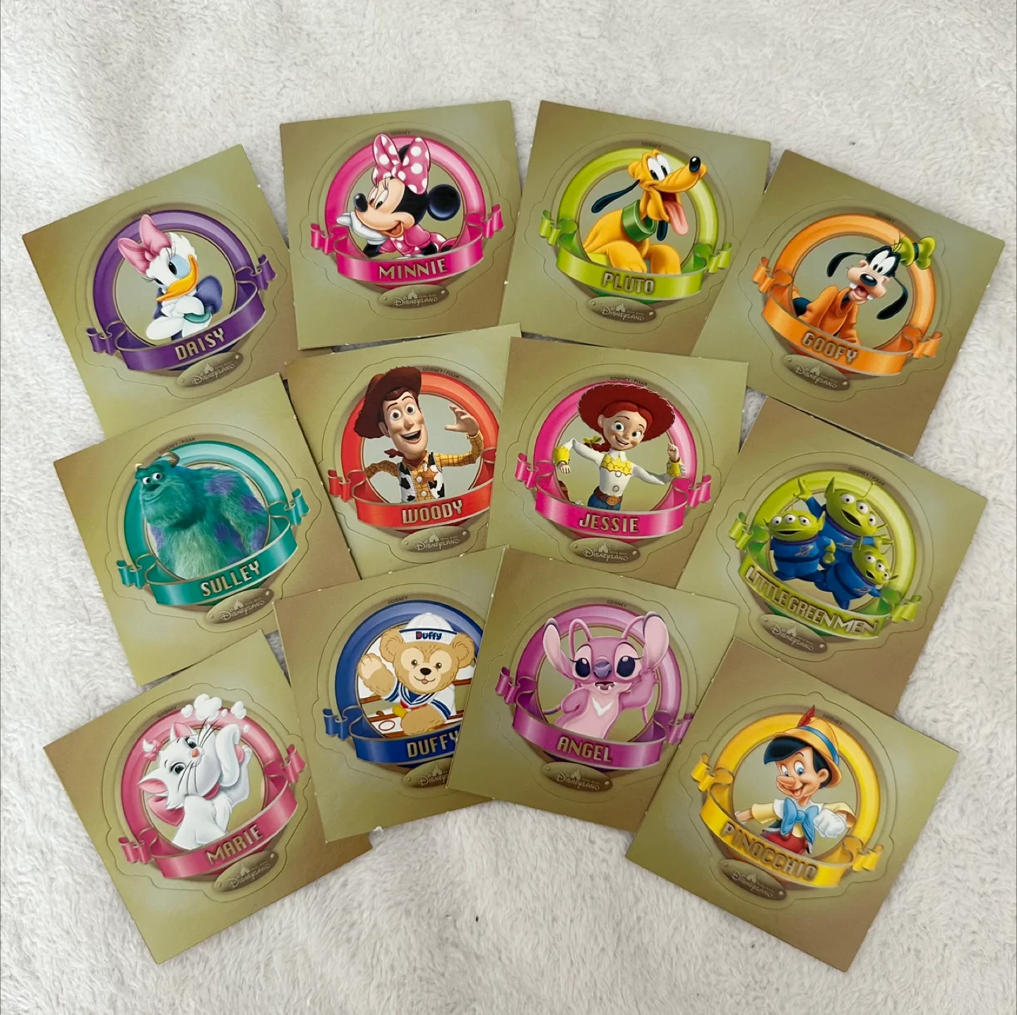 Disney Hong Kong Disneyland exclusive Character Stickers thumbnail