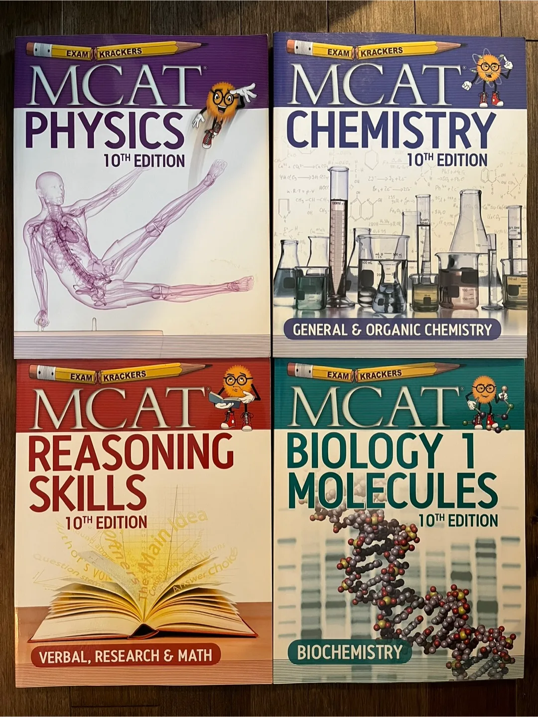 Examkrackers MCAT Prep Books 10th Edition thumbnail
