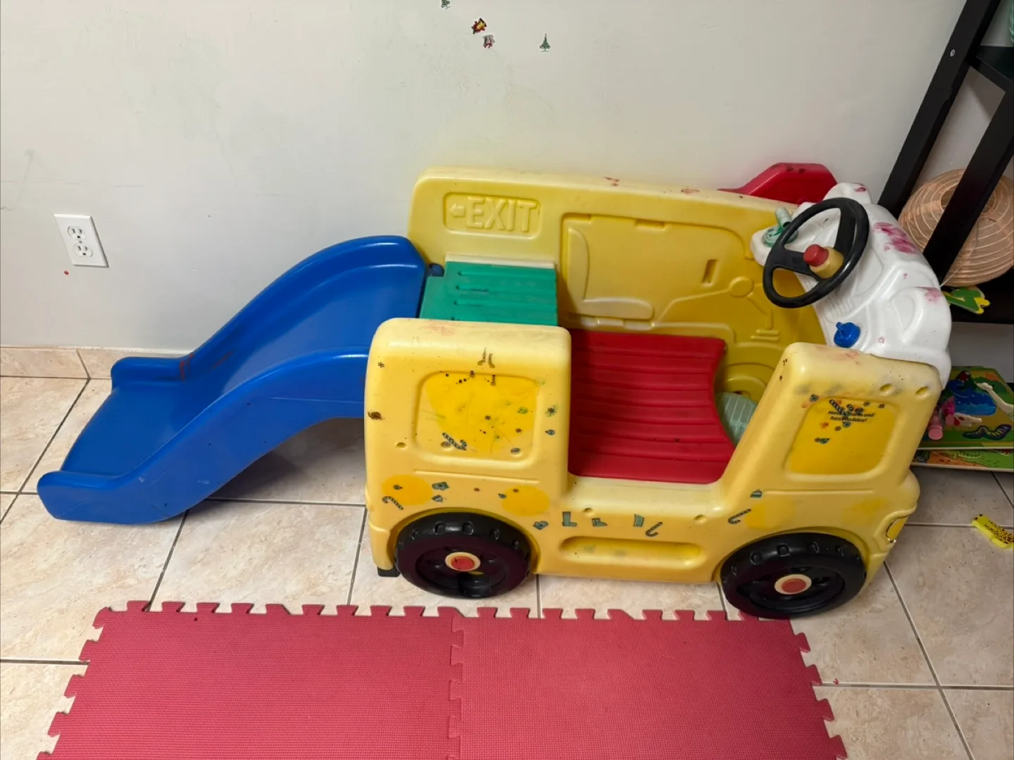 Kids Plastic Climber with Slide thumbnail