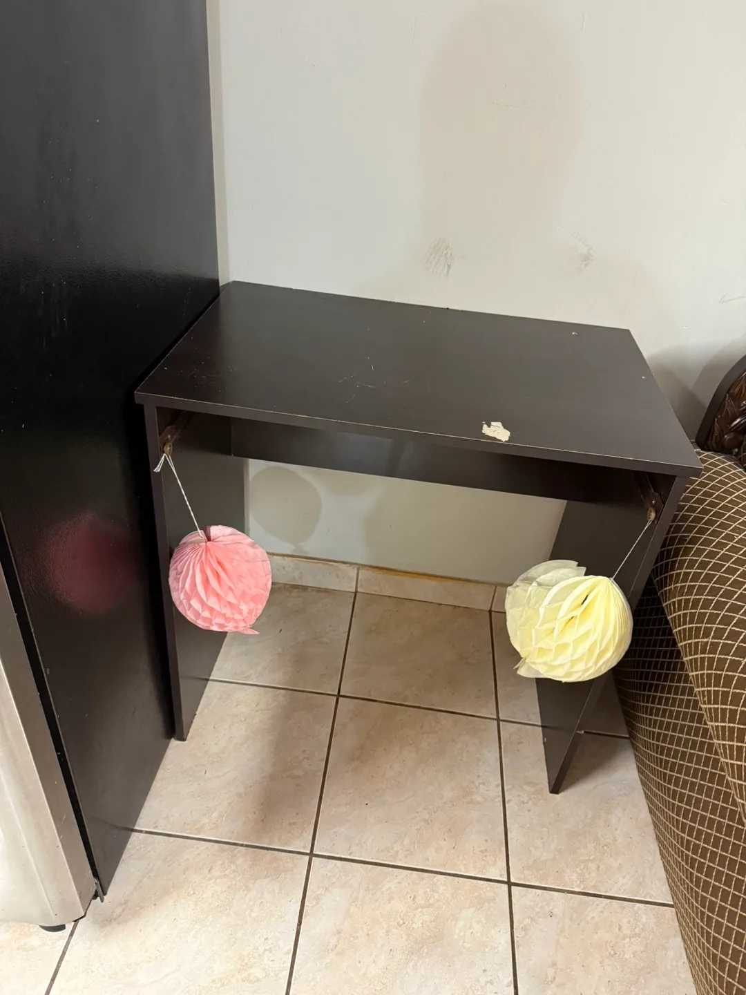 Small Brown Side Table thumbnail