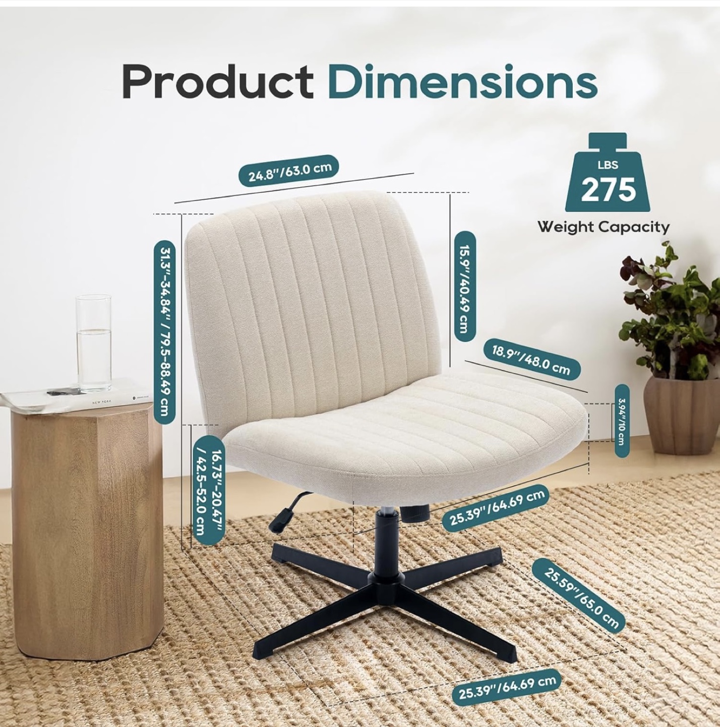 COLAMY Wide Office Chair - photo 2