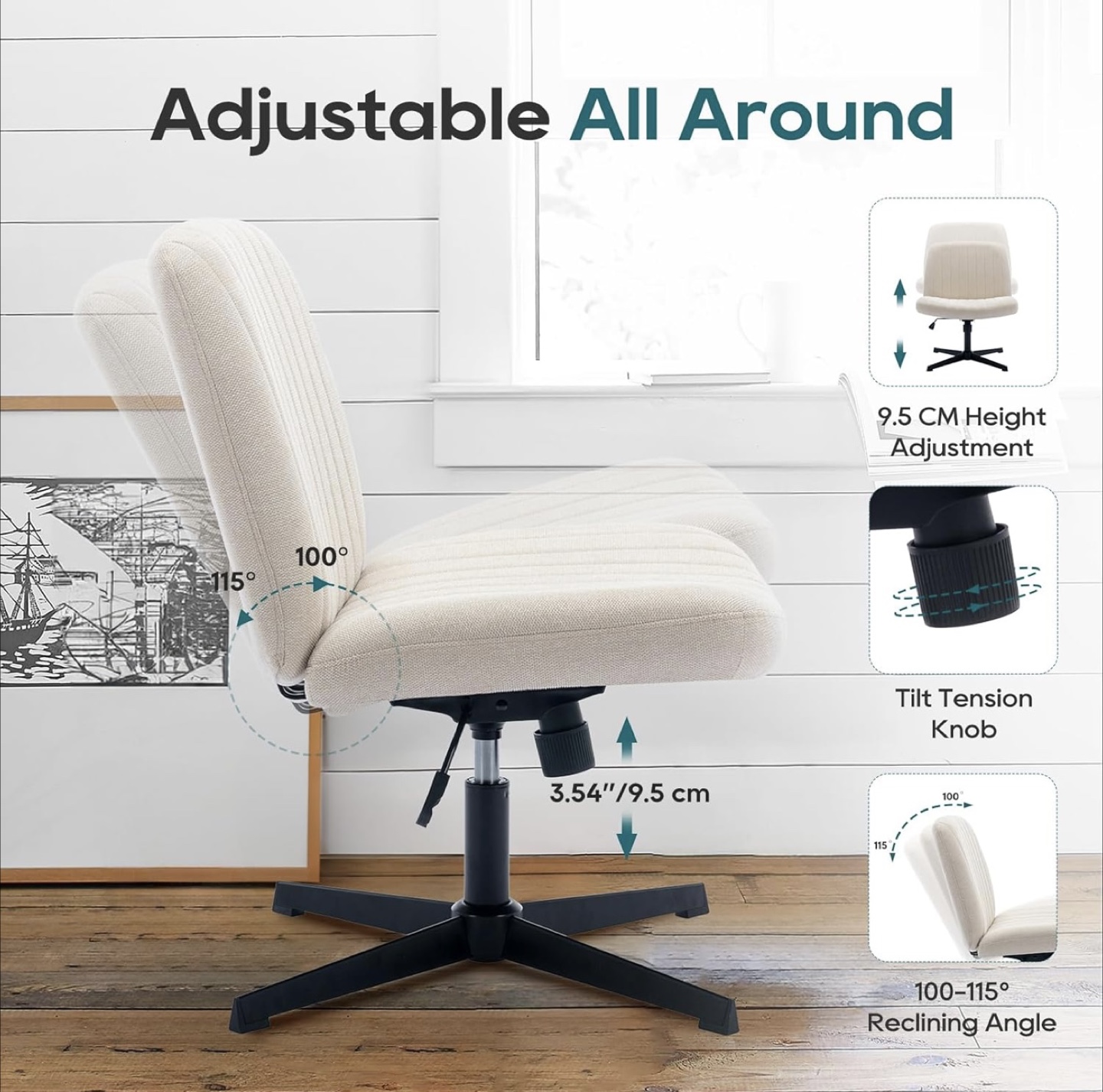 COLAMY Wide Office Chair - photo 4