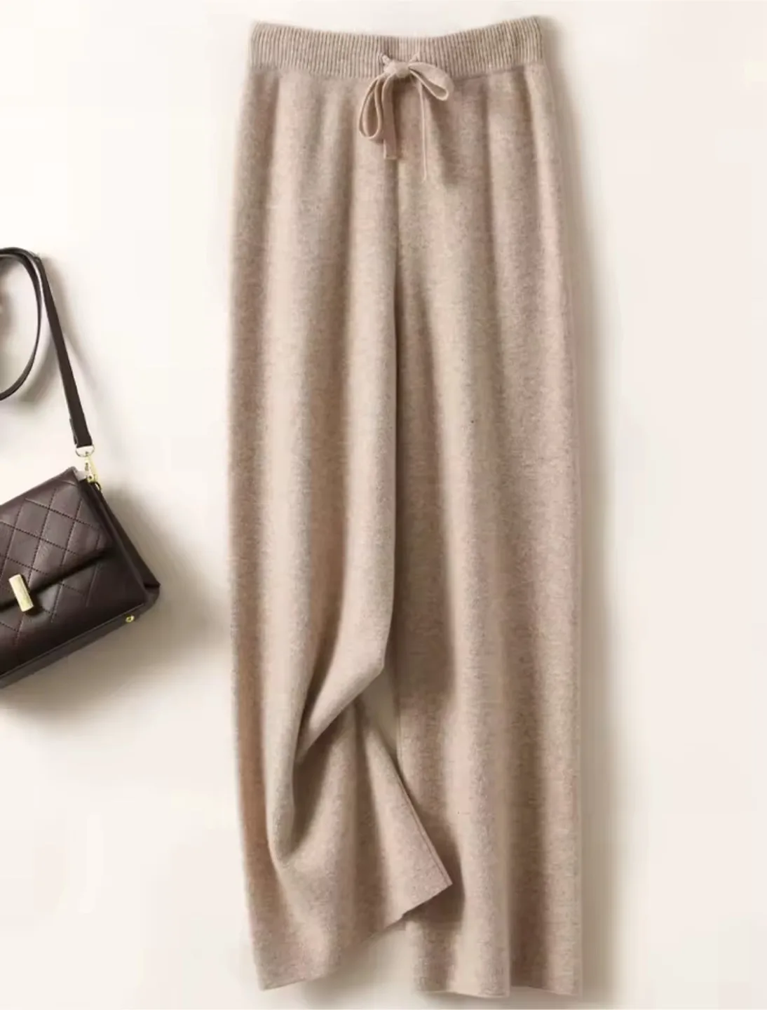 100% Merino Wool Knit Pants thumbnail