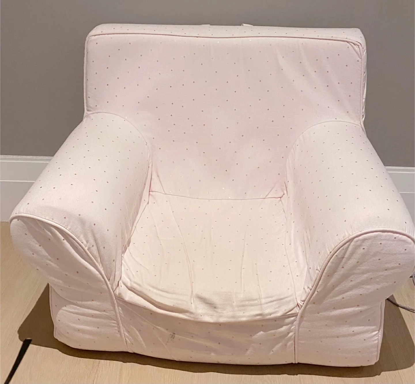 Pottery barn kids pink sofa, need to go! thumbnail