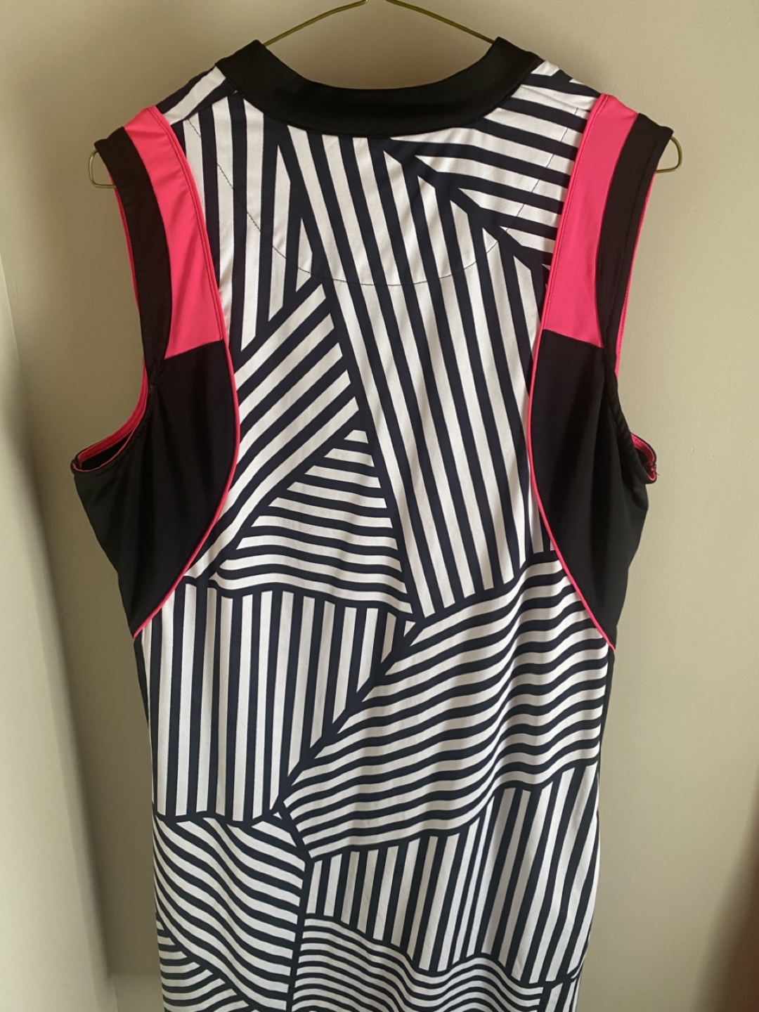 TAIL XL Sleeveless Golf Dress - Black/White/Pink - photo 3