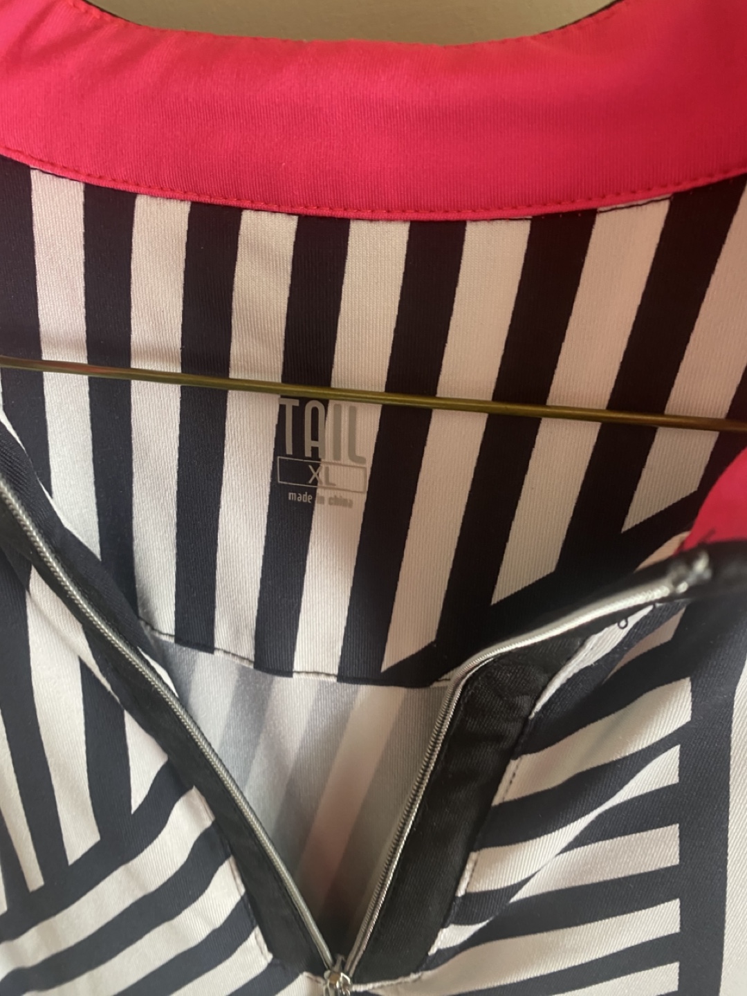 TAIL XL Sleeveless Golf Dress - Black/White/Pink - photo 2