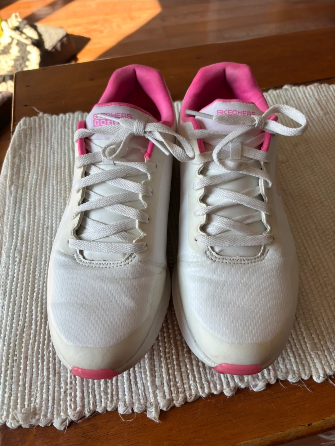 Skechers GO GOLF Arch Fit White/Pink - Women's 7.5 thumbnail