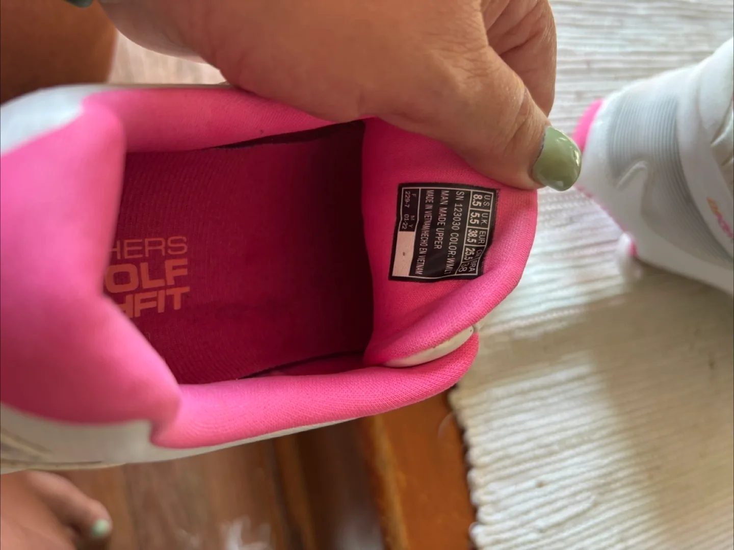 Skechers GO GOLF Arch Fit White/Pink - Women's 7.5 image indicator(8)