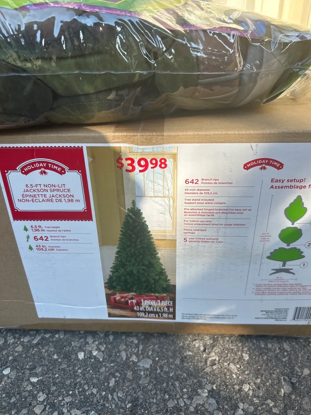 Holiday Time 6.5-ft Jackson Spruce Tree thumbnail