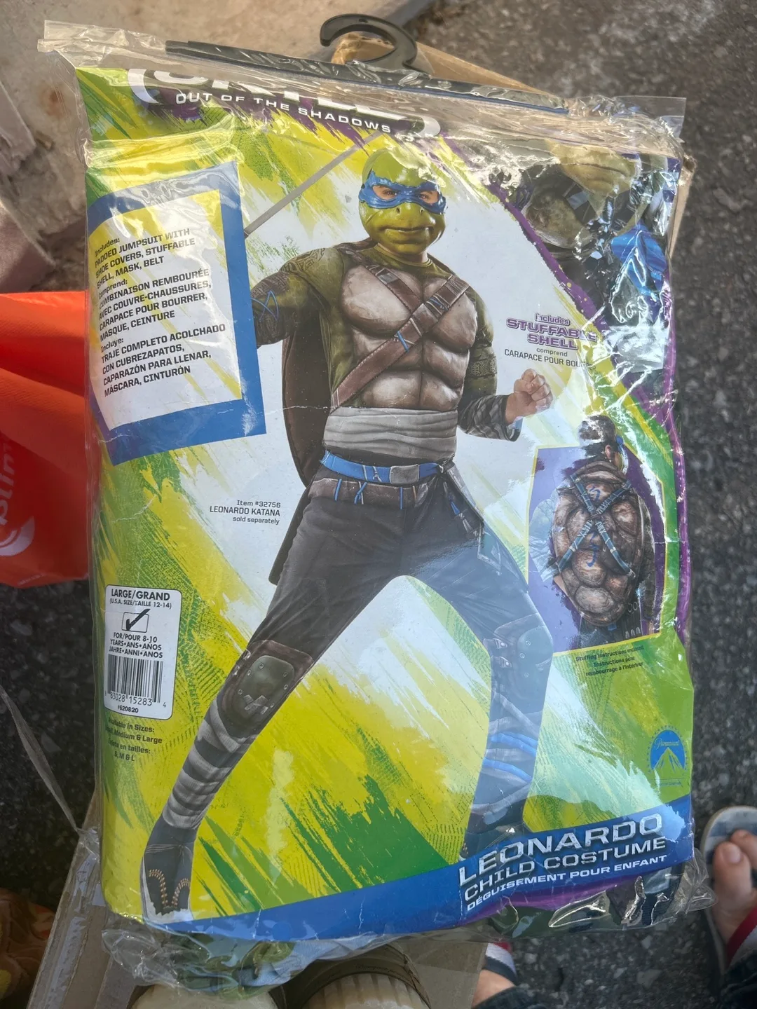 Leonardo Teenage Mutant Ninja Turtle Costume - Size Large thumbnail