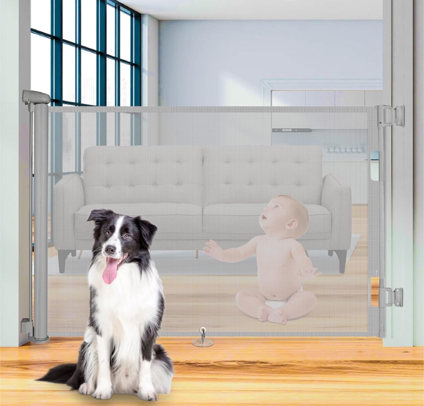 Retractable Baby Gate - 71 in wide - photo 4