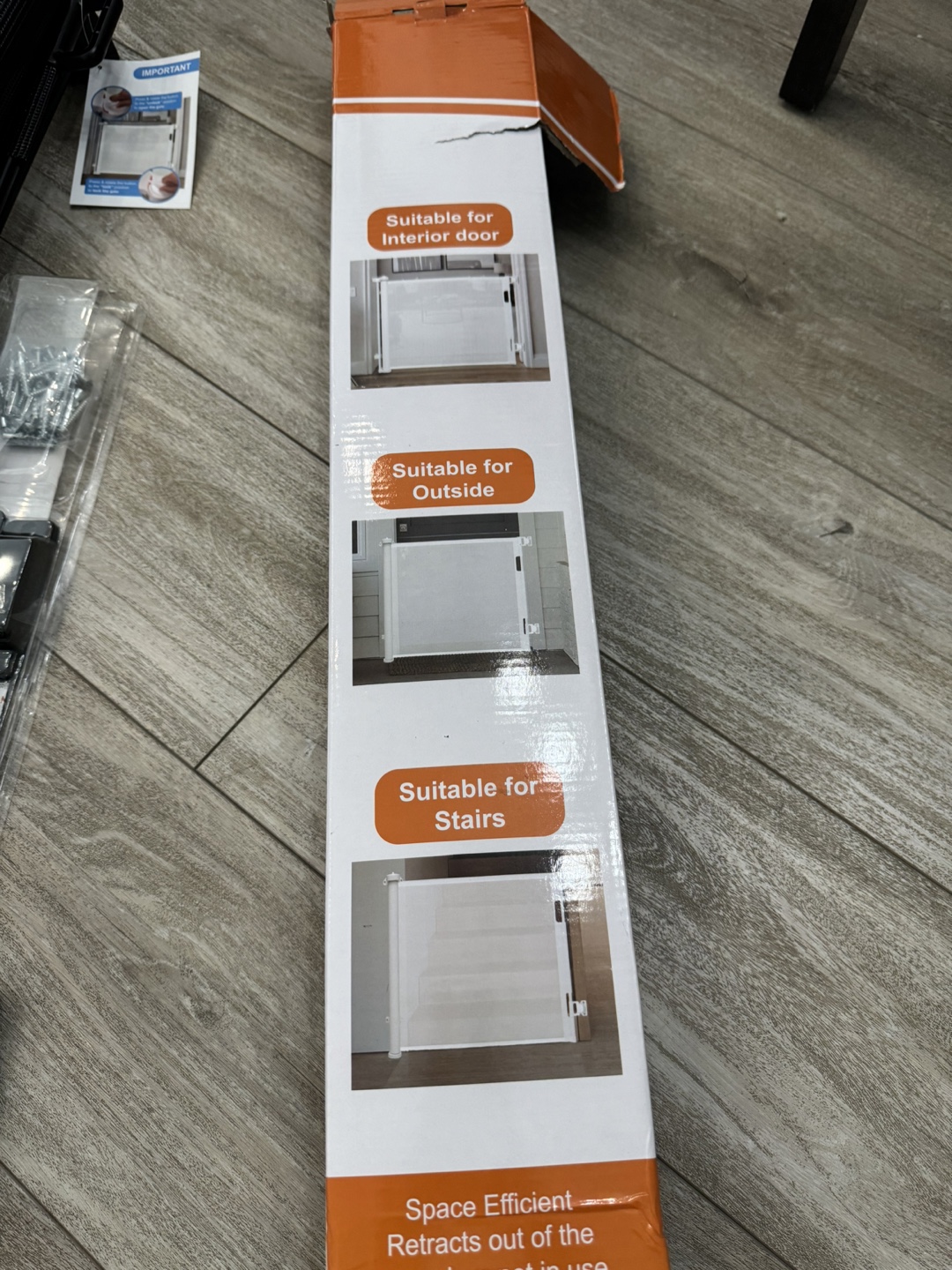 Retractable Baby Gate - 71 in wide - photo 2