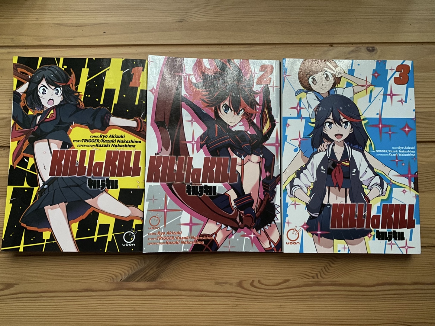 Kill la Kill Manga Volumes 1-3