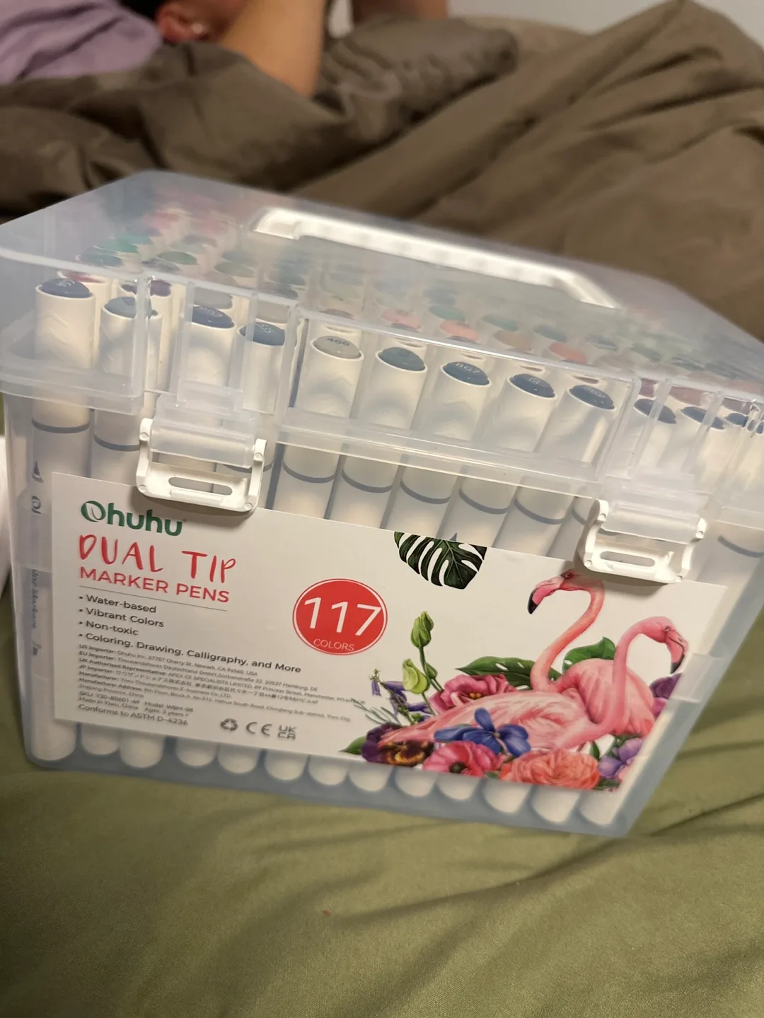 NEW Ohuhu Dual Tip Marker Pens - 117 Colours image indicator(3)