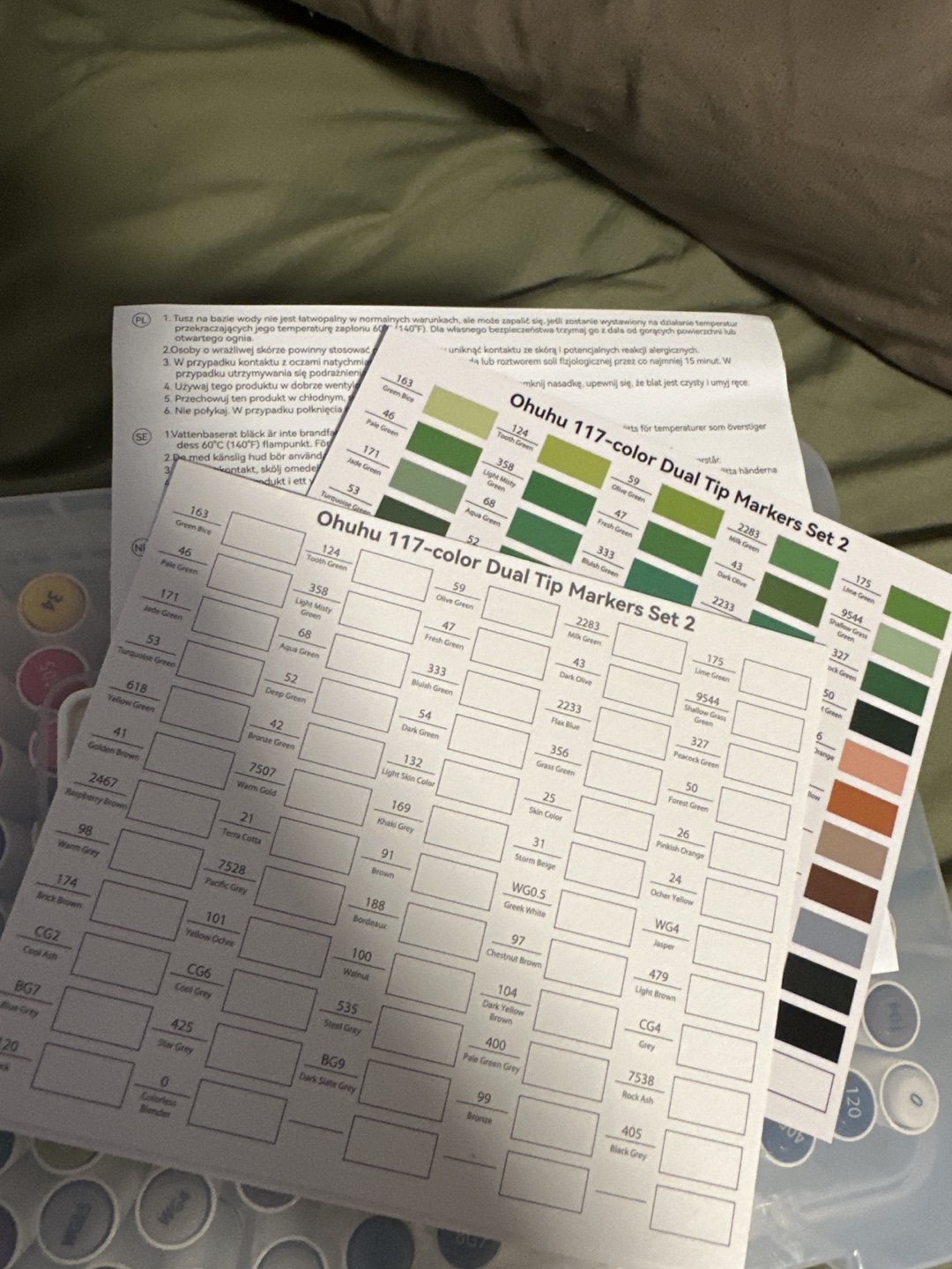 NEW Ohuhu Dual Tip Marker Pens - 117 Colours - photo 2