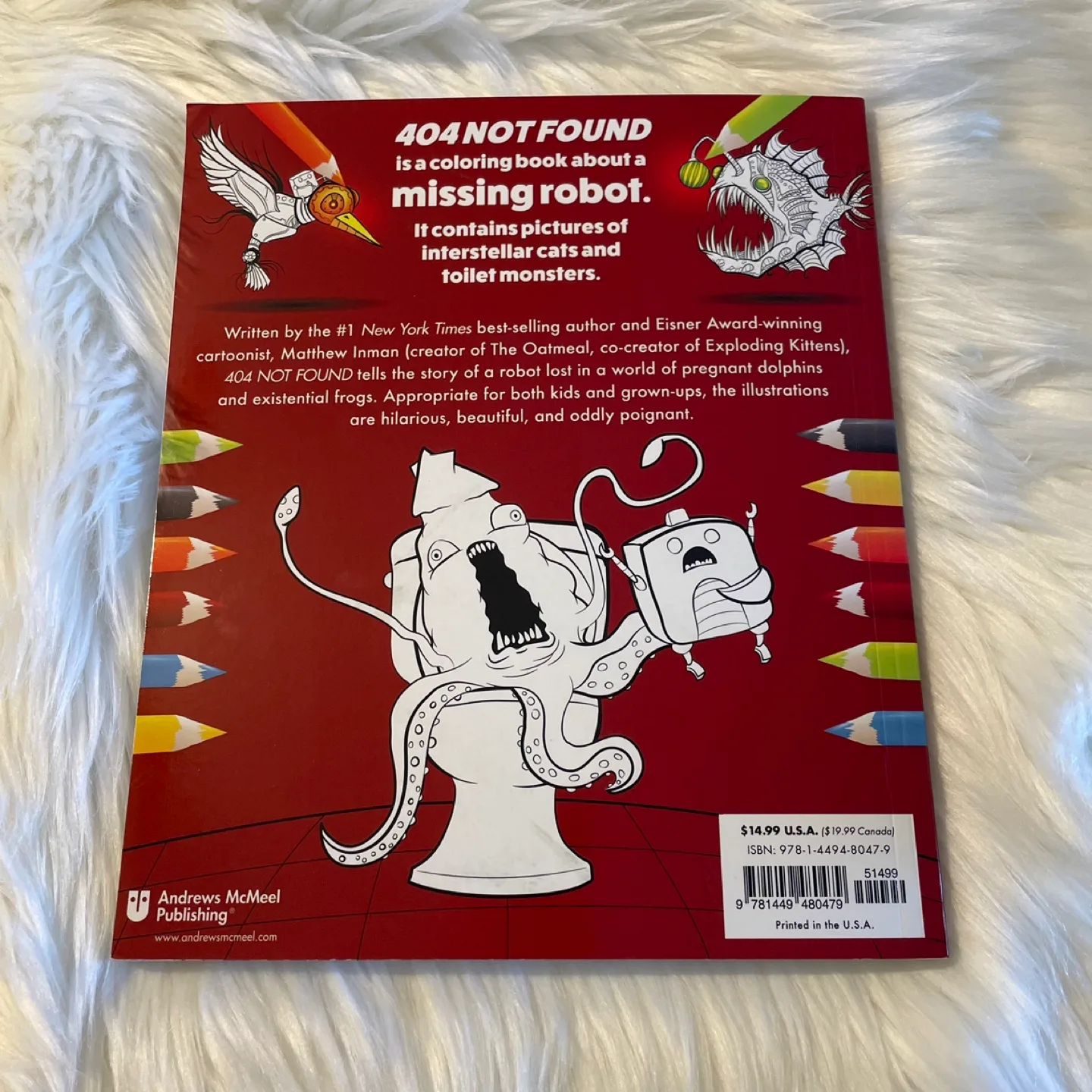 404 Not Found Colouring Book by The Oatmeal image indicator(2)