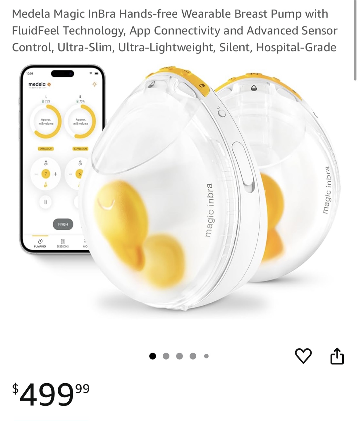Medela Magic InBra Hands-free Breast Pump