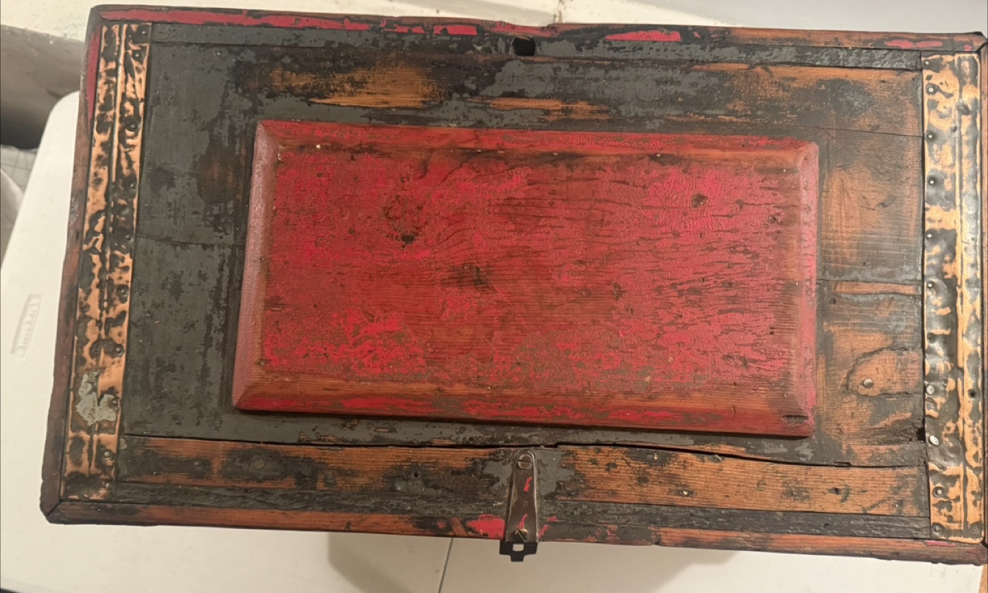 Antique Wooden Chest - photo 2
