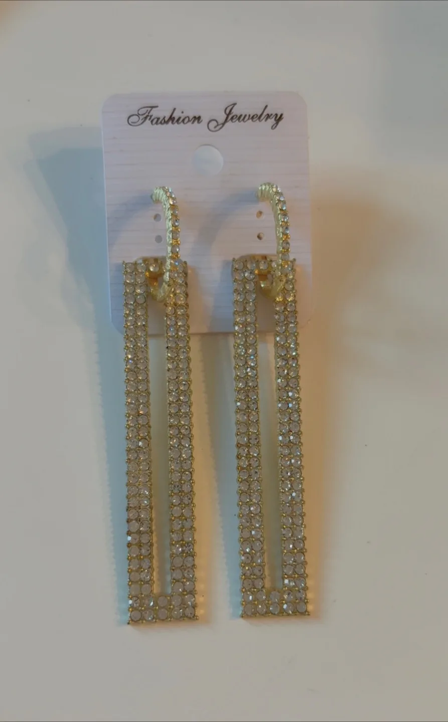 Fashion Jewelry Gold Dangle Earrings image indicator(4)