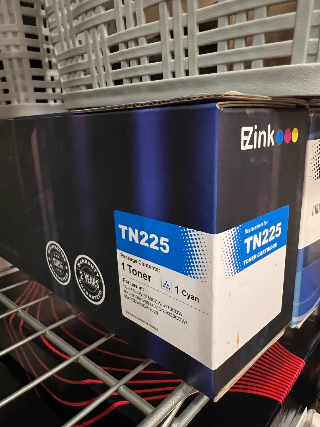Ezink TN225 Toner Cartridge - Cyan & Black thumbnail