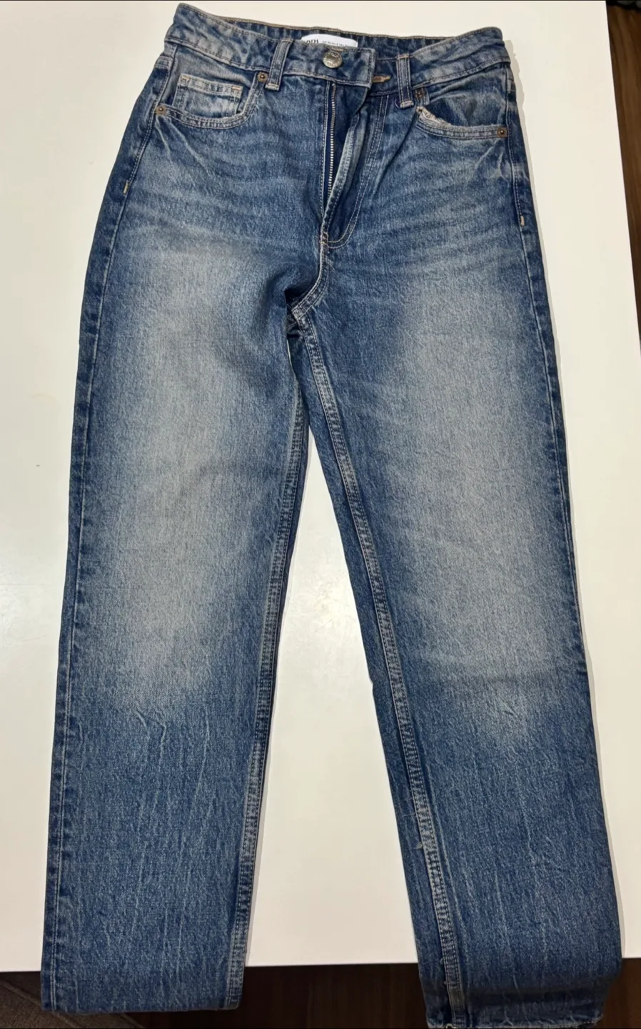 Zara Denim Jeans, Size 32 thumbnail