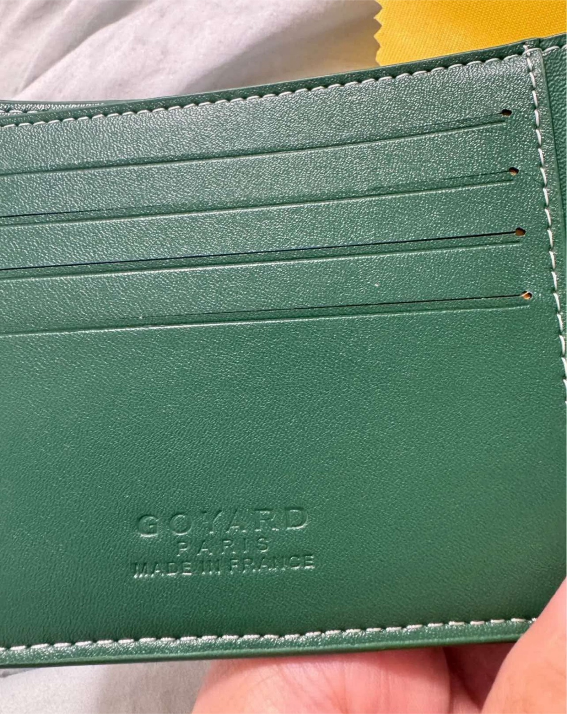 Goyard Green Wallet - photo 3