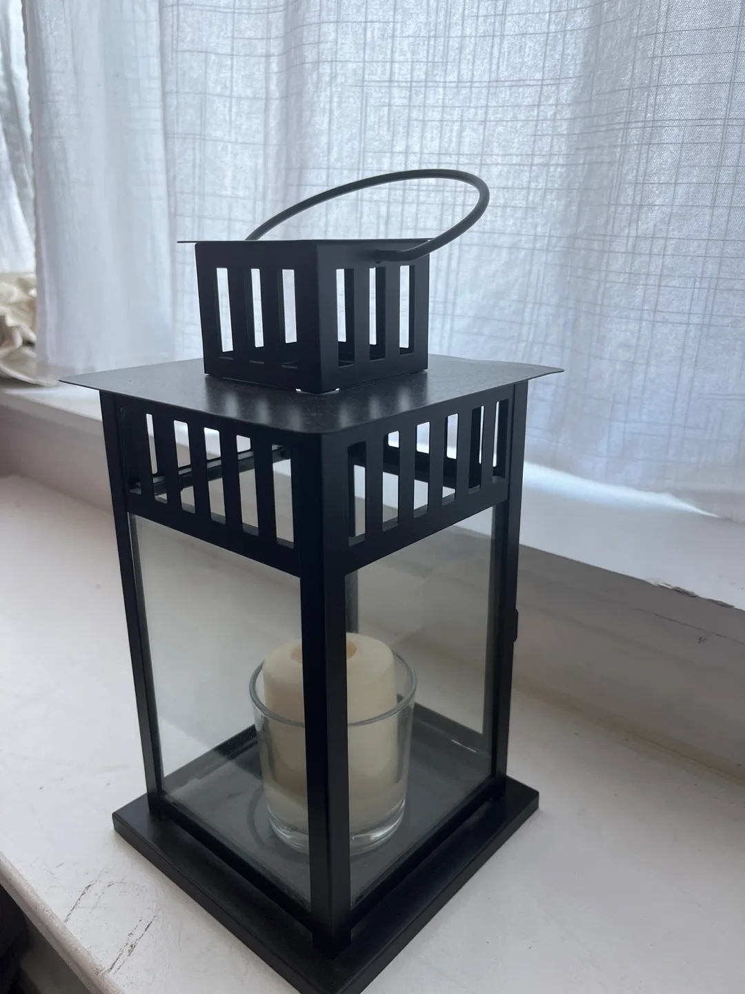 Black Metal Candle Lantern image indicator(3)