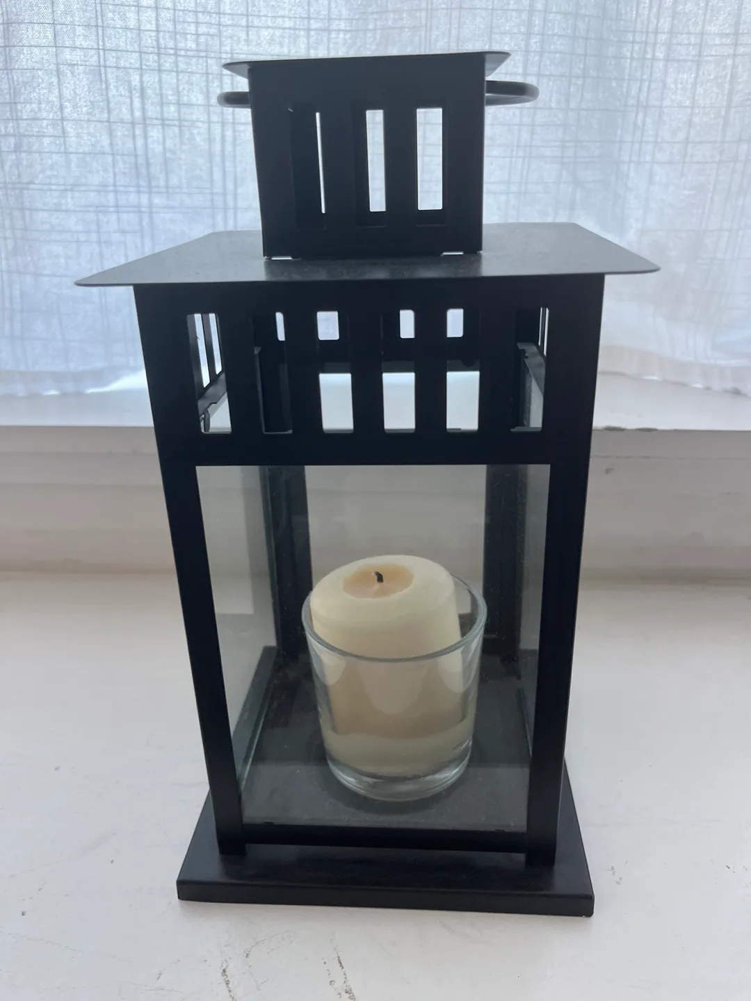 Black Metal Candle Lantern image indicator(2)