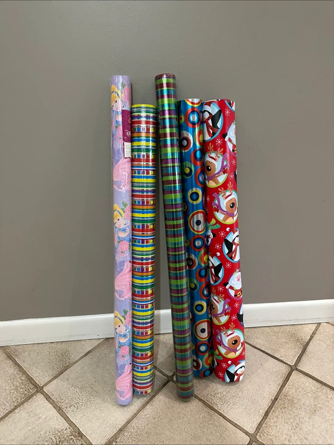 Assorted Gift Wrapping Paper Rolls thumbnail
