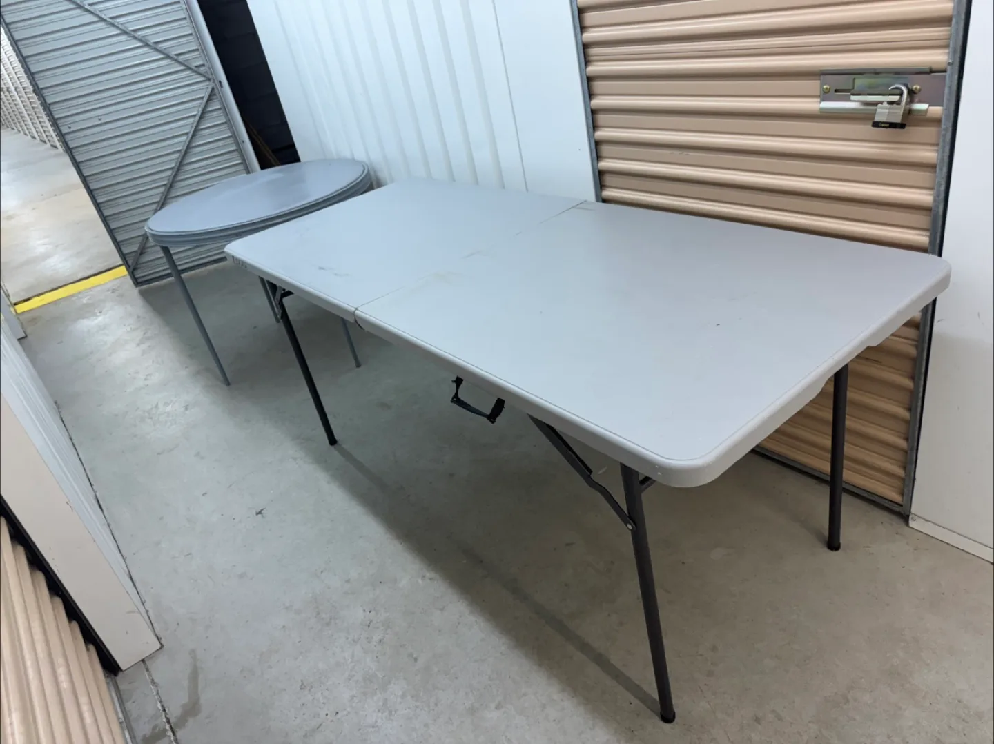 2 Fold Out Tables $40 for Both - immediate pickup storage unit thumbnail