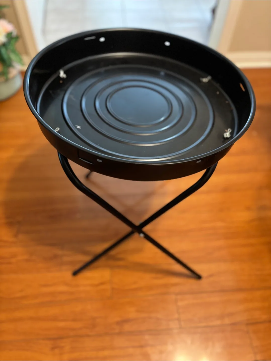 Collapsible BBQ Grill Table Stand - Black (New unused) thumbnail
