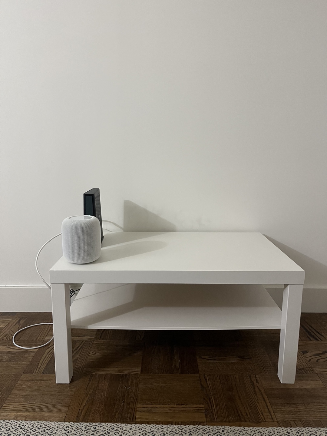 White coffee table