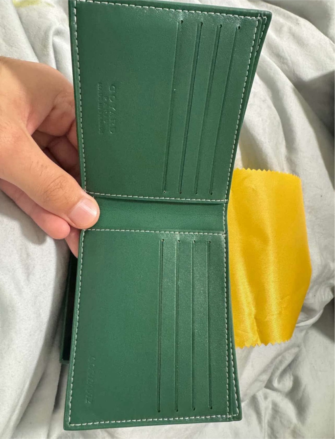Goyard Paris Green Wallet with Box - photo 4
