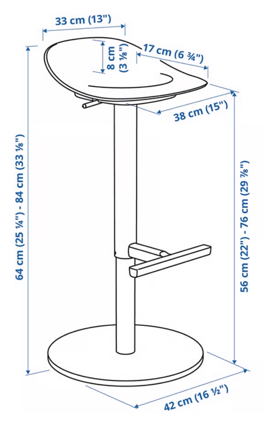 Best condition‼️Gray IKEA JANINGE Bar Stools – $70 Each - photo 3