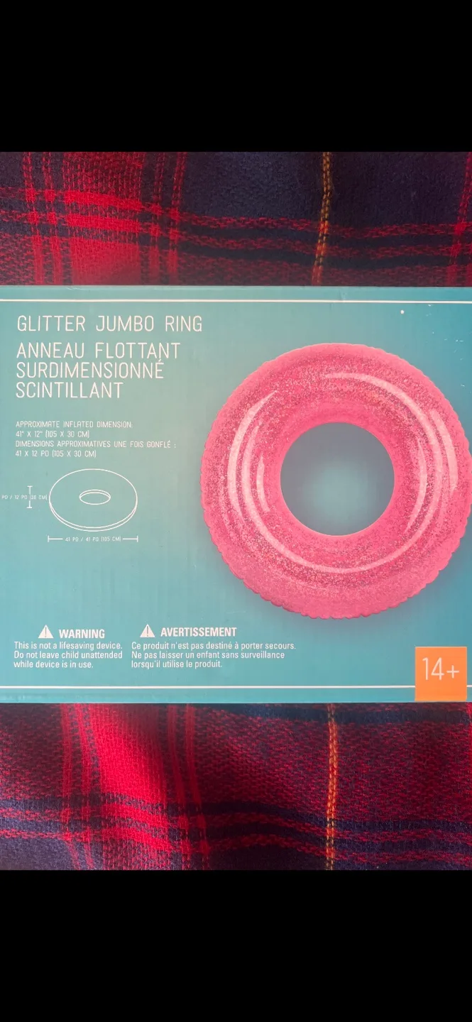 Glitter Jumbo Ring - Pink image indicator(2)