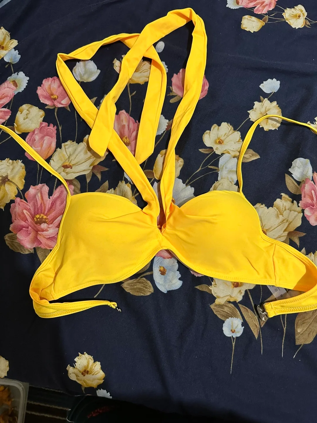Yellow Swim Top - Size M thumbnail