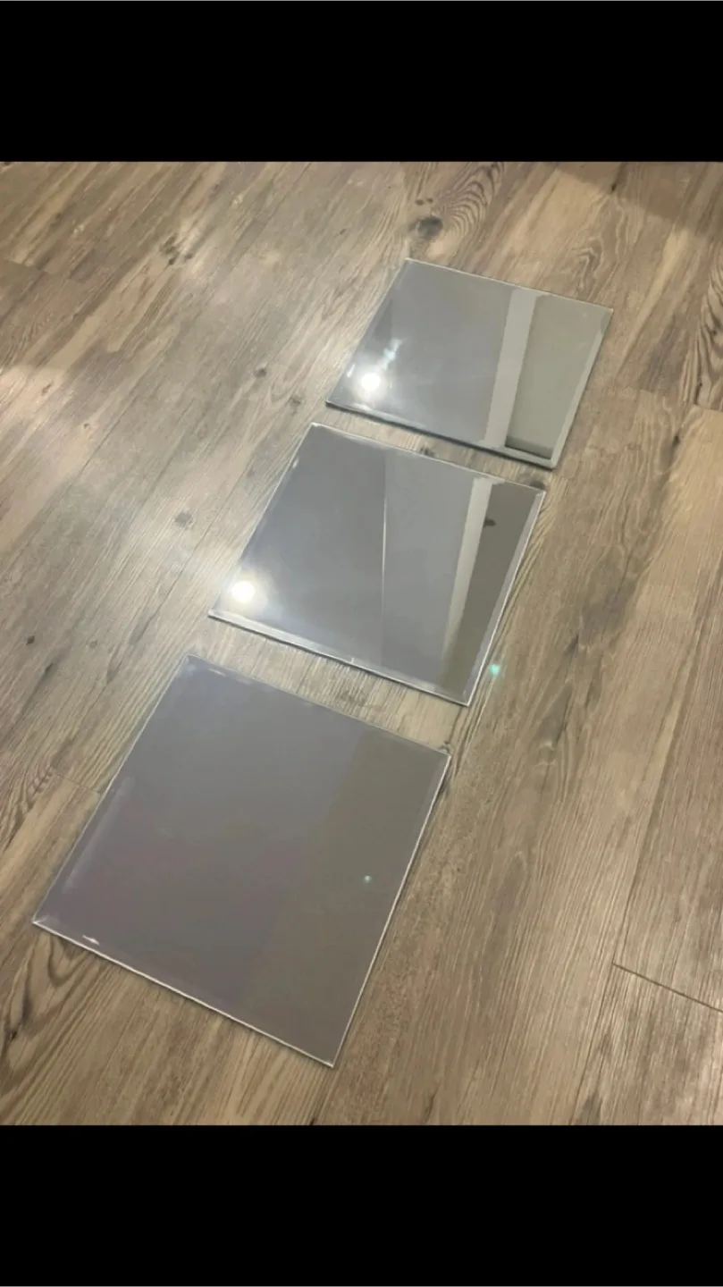 Three 9” by 9” Mirrors thumbnail