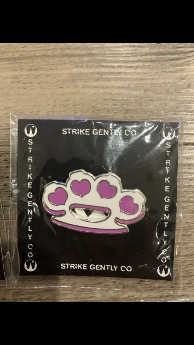 4 Hard Enamel Pins Unopened image indicator(4)