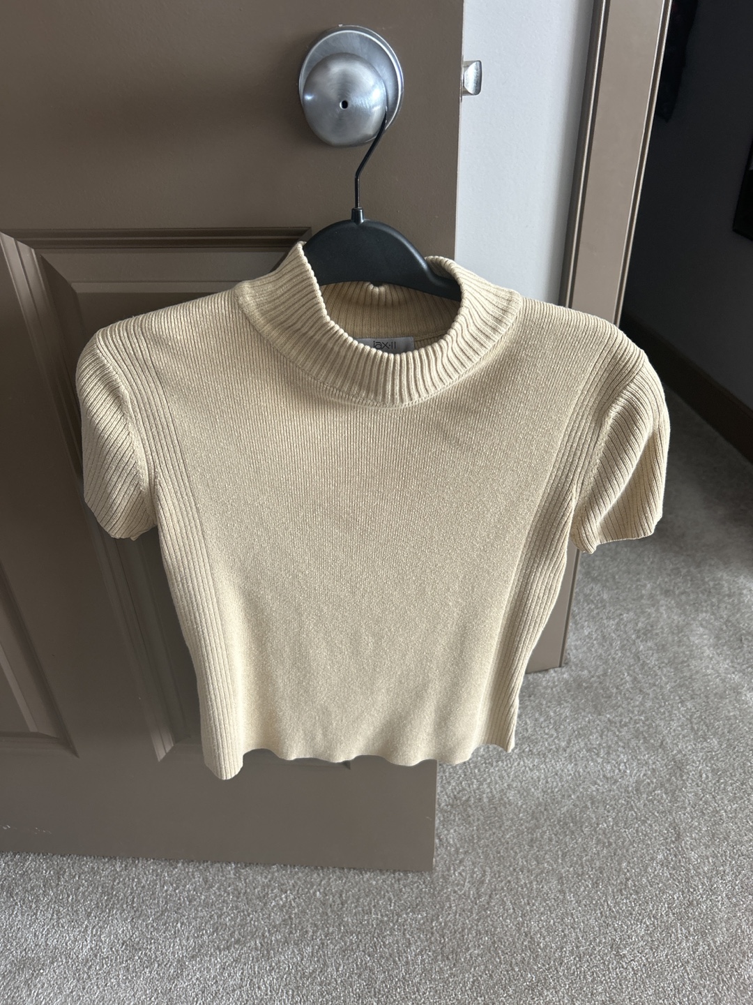 Jaxii Navy Cardigan & Beige Top - Size S - photo 3