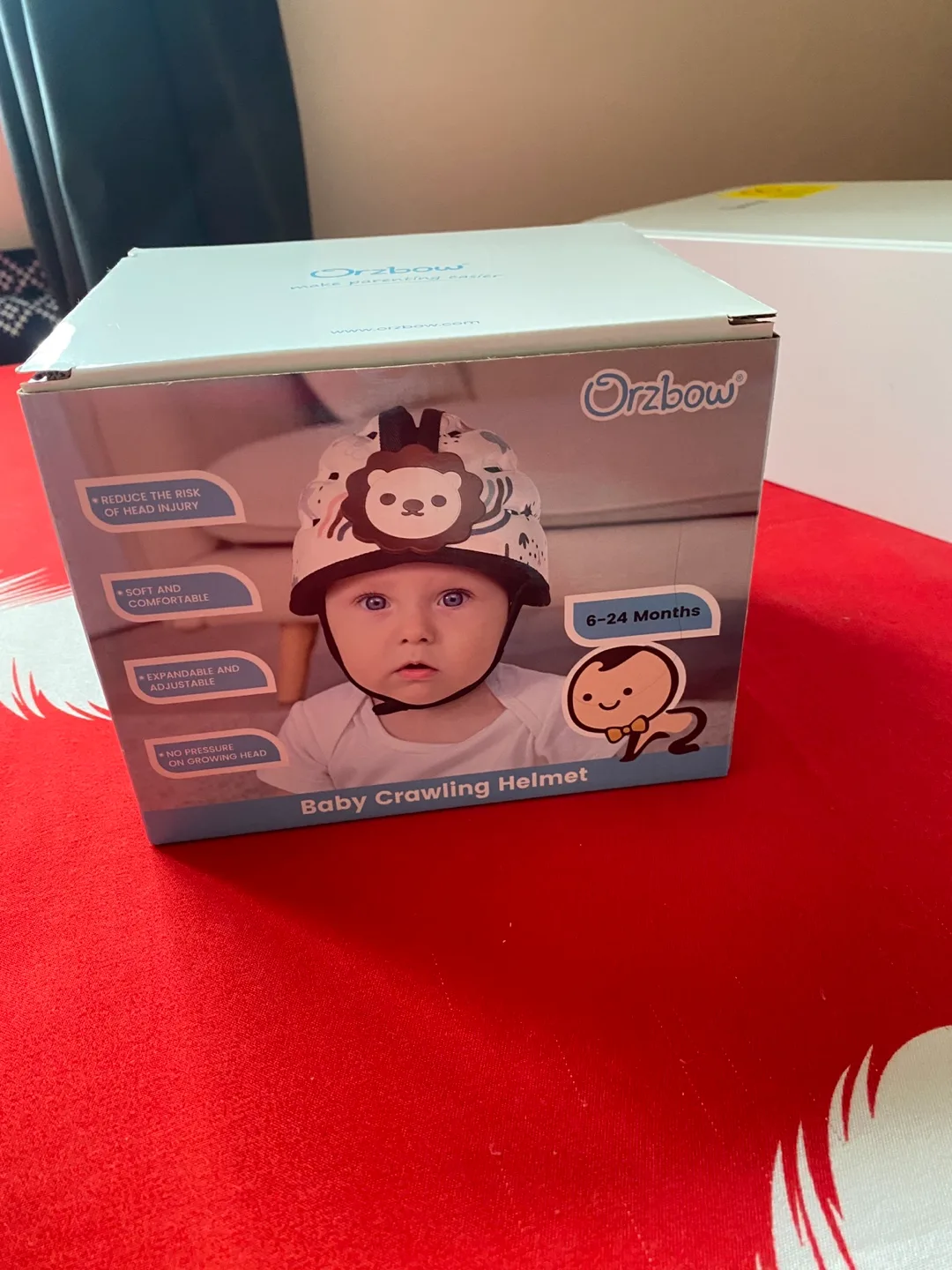 Orzbow Baby Crawling Helmet (6-24 Months) thumbnail