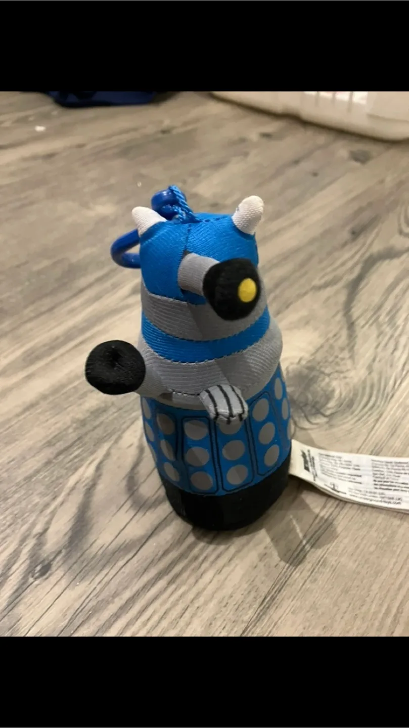 Dalek Doctor Who Plush Toy Keychain w Working Voicebox image indicator(5)