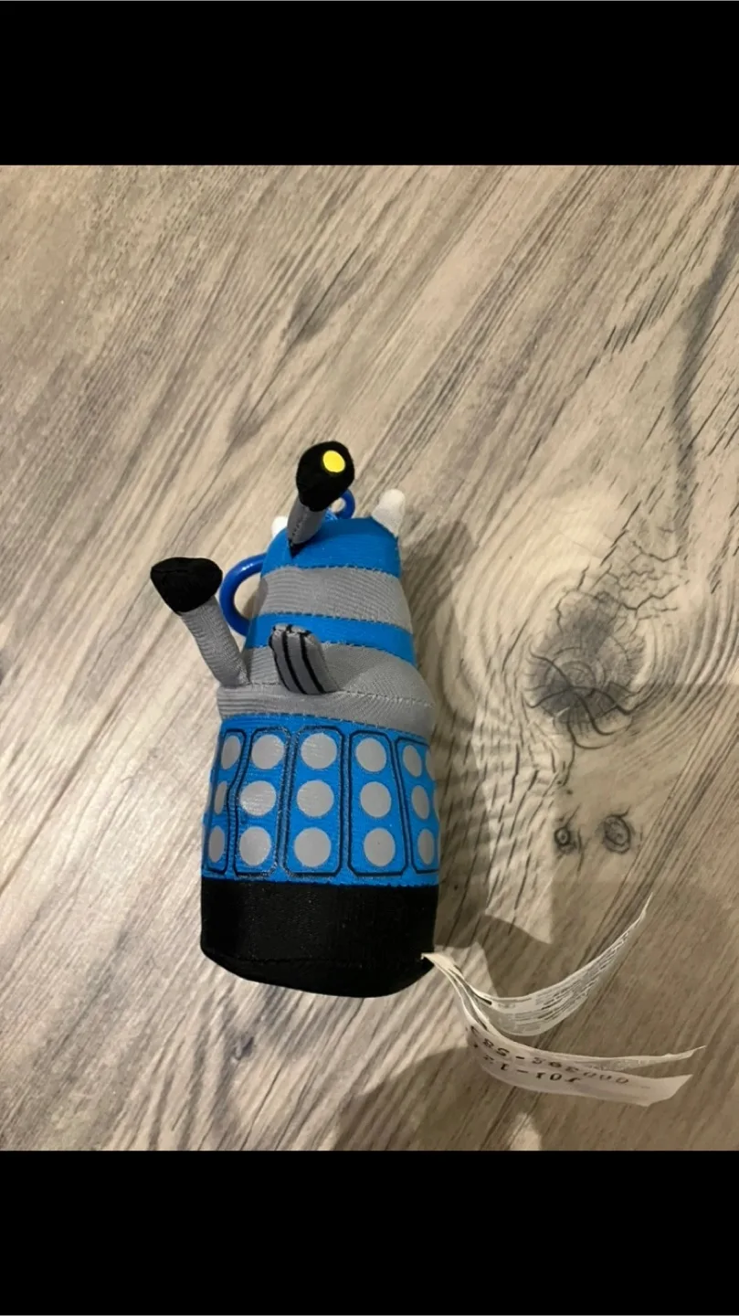 Dalek Doctor Who Plush Toy Keychain w Working Voicebox image indicator(4)
