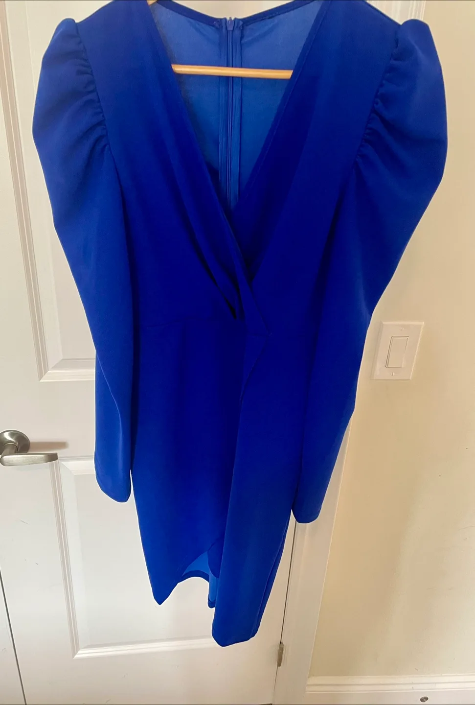 Blue Puff Sleeve Dress image indicator(2)