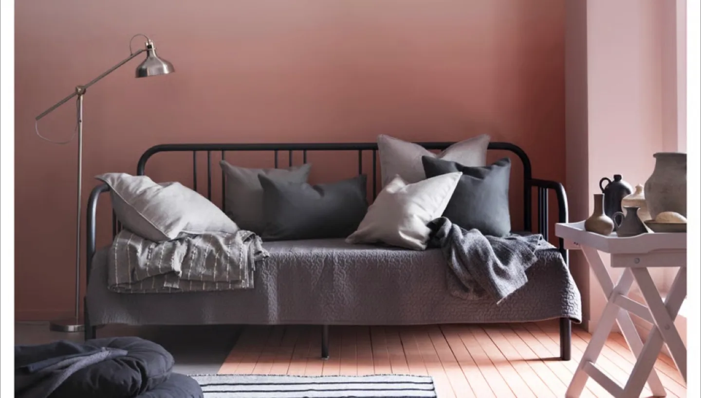 IKEA FYRESDAL Daybed Frame - Black image indicator(4)