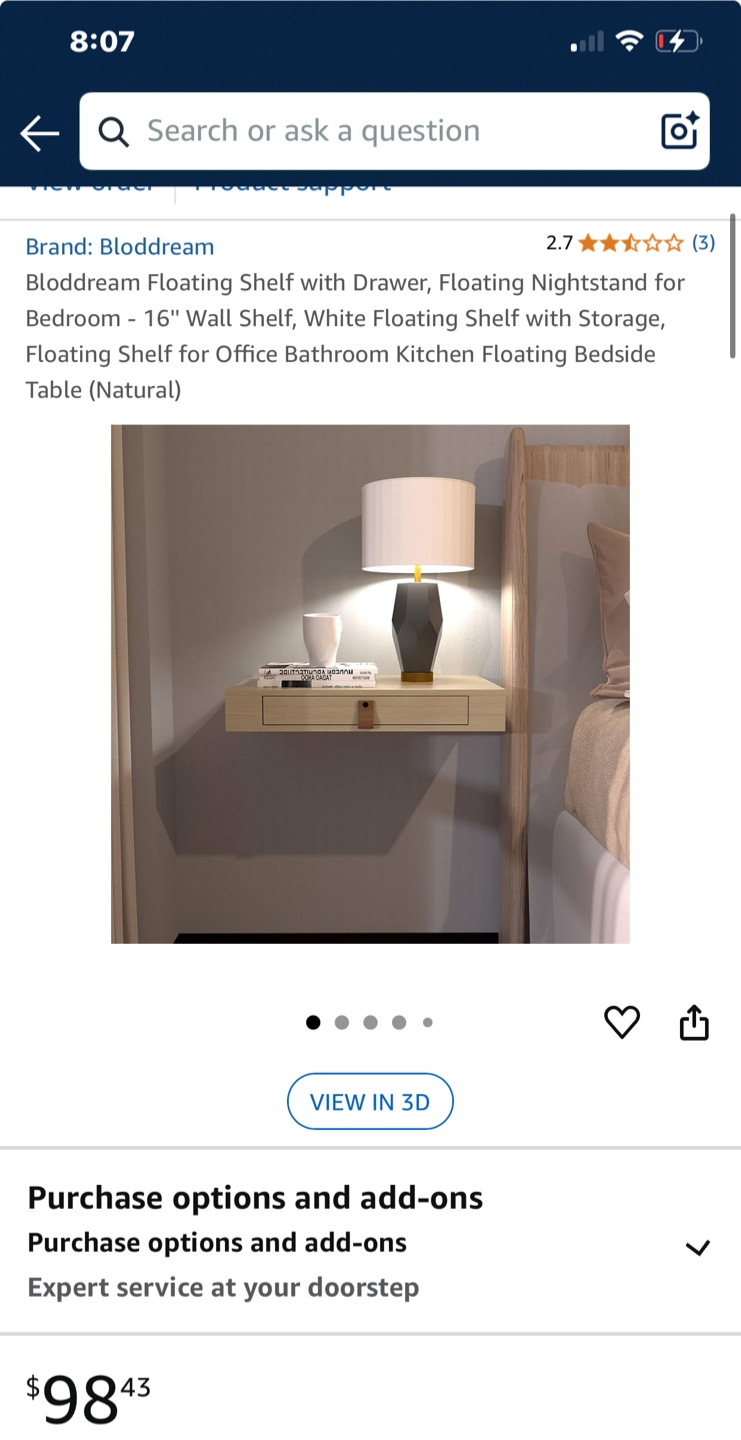 Blodddream Floating Shelf - New
