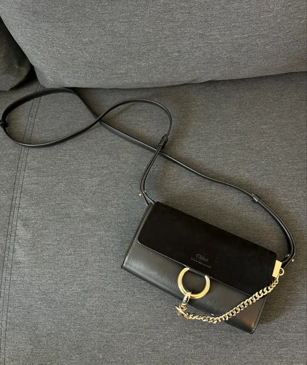 Chloé Faye mini - Black thumbnail