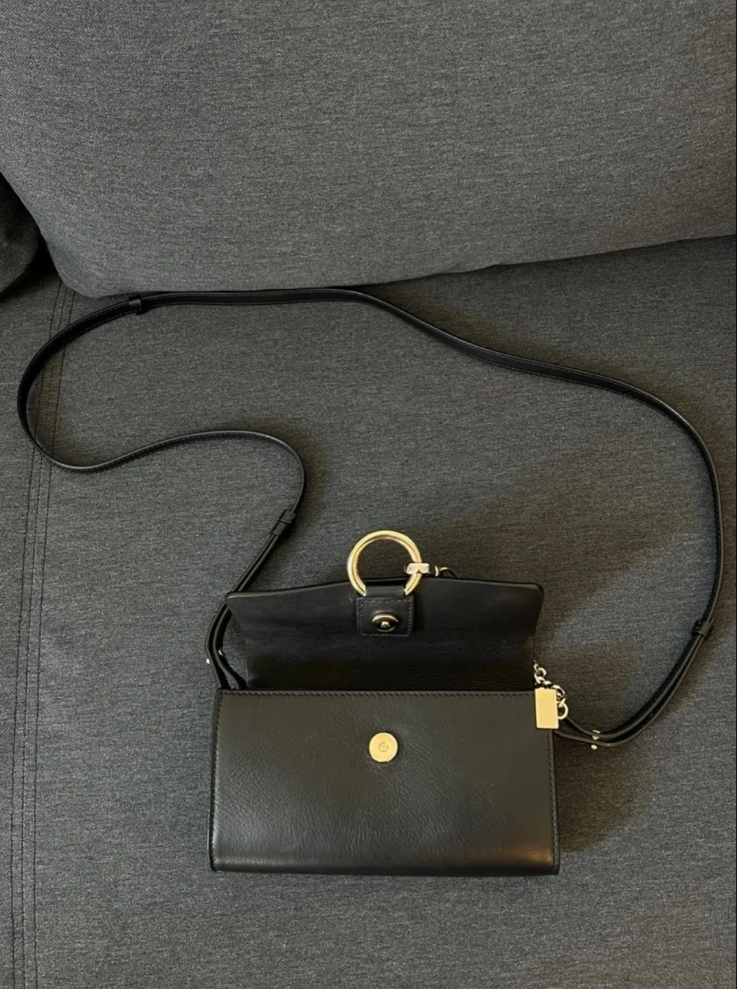 Authentic Chloé Faye mini - Black image indicator(2)